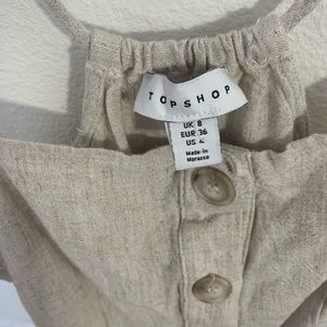 TOPSHOP Mini Button Down Dress 🪐